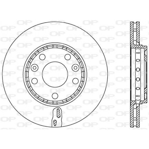 BRAKE DISC OPEN PARTS ADAPTIVE 2pcs 