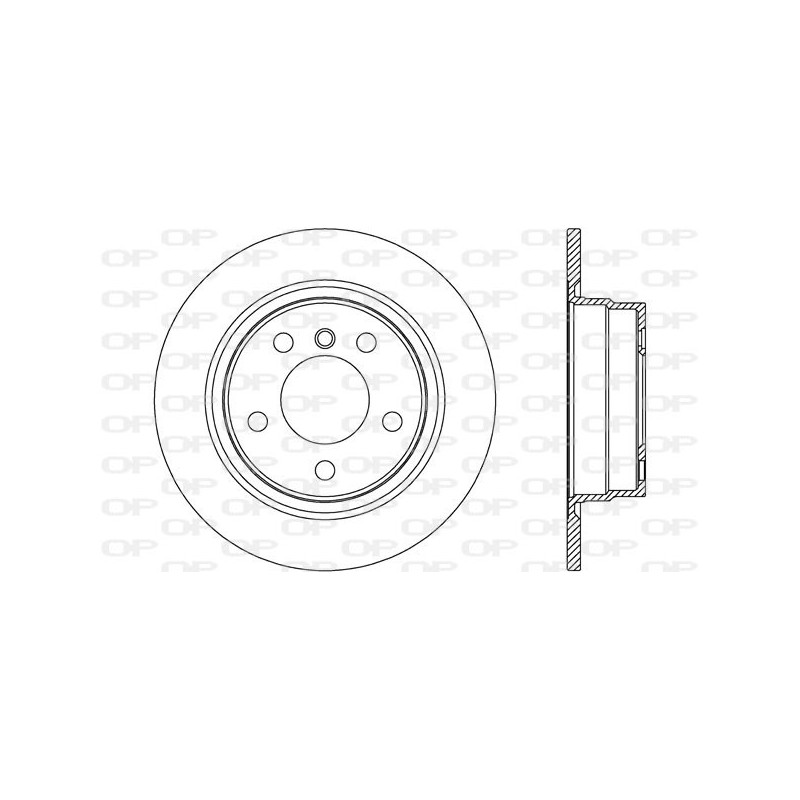 BRAKE DISC OPEN PARTS RADIANCE 2pcs 