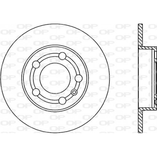 BRAKE DISC OPEN PARTS ADAPTIVE 2pcs 