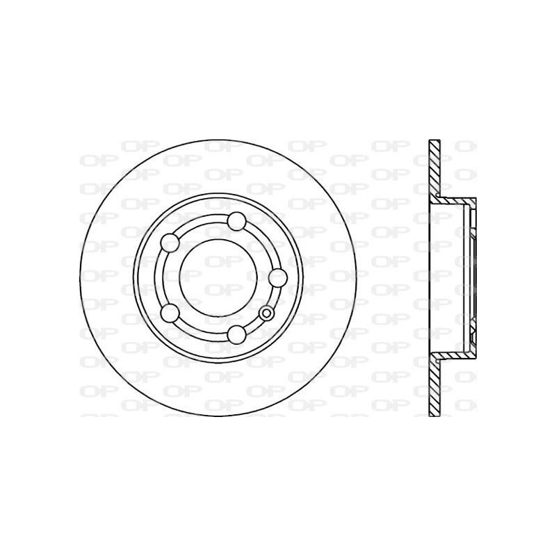 BRAKE DISC OPEN PARTS ADAPTIVE 2pcs 