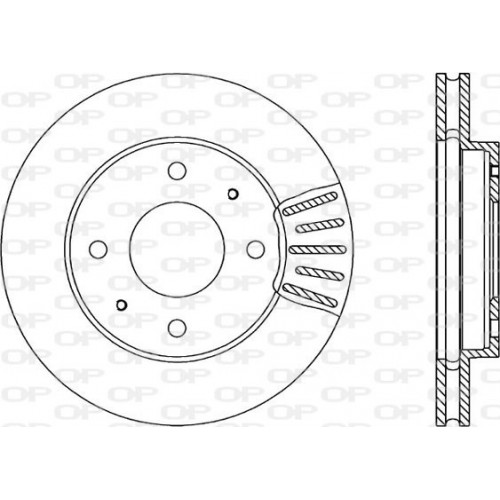 BRAKE DISC OPEN PARTS 2pcs *ESAURIM 