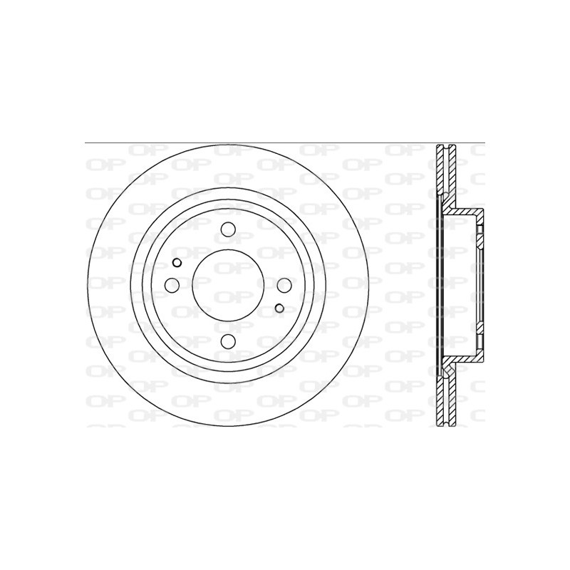 BRAKE DISC OPEN PARTS 2pcs 