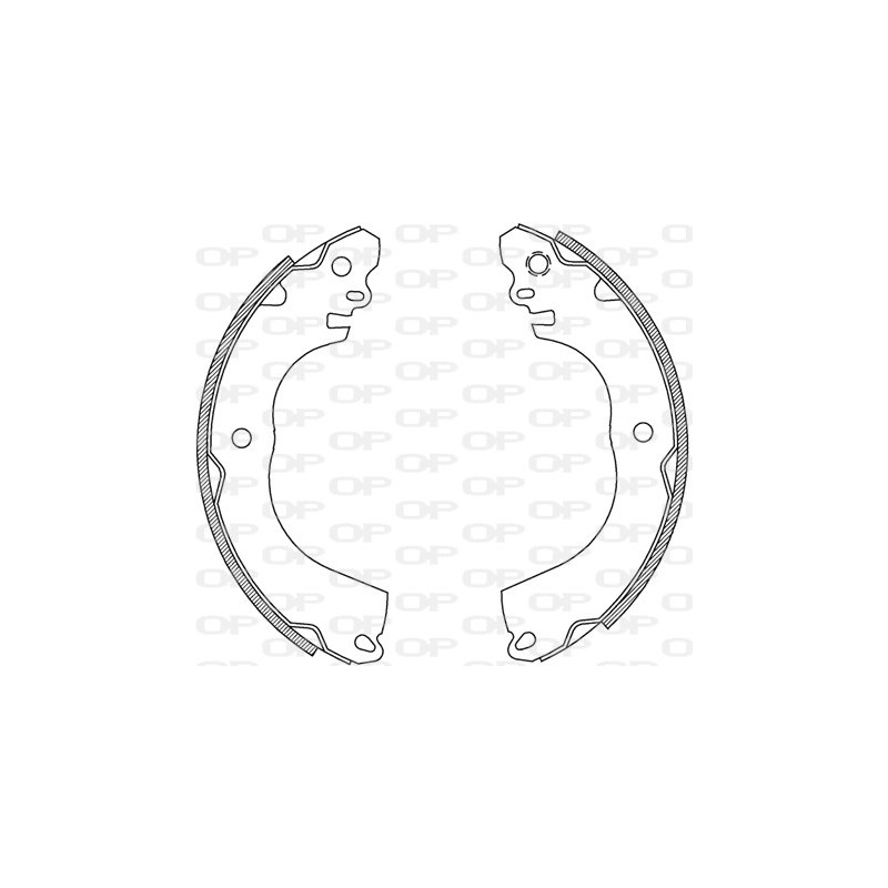 BRAKE SHOES OPEN PARTS ADVANCE 
