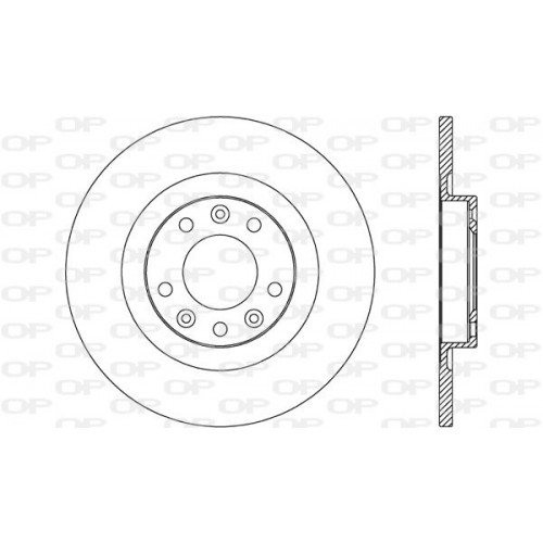 BRAKE DISC OPEN PARTS ADAPTIVE 2pcs 