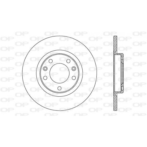 BRAKE DISC OPEN PARTS ADAPTIVE 2pcs 