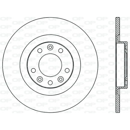 OP BRAKE DISC COATED 2 PCS 