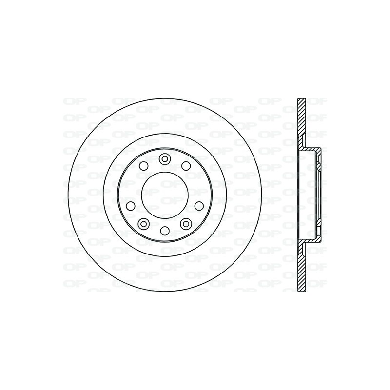 OP BRAKE DISC COATED 2 PCS 