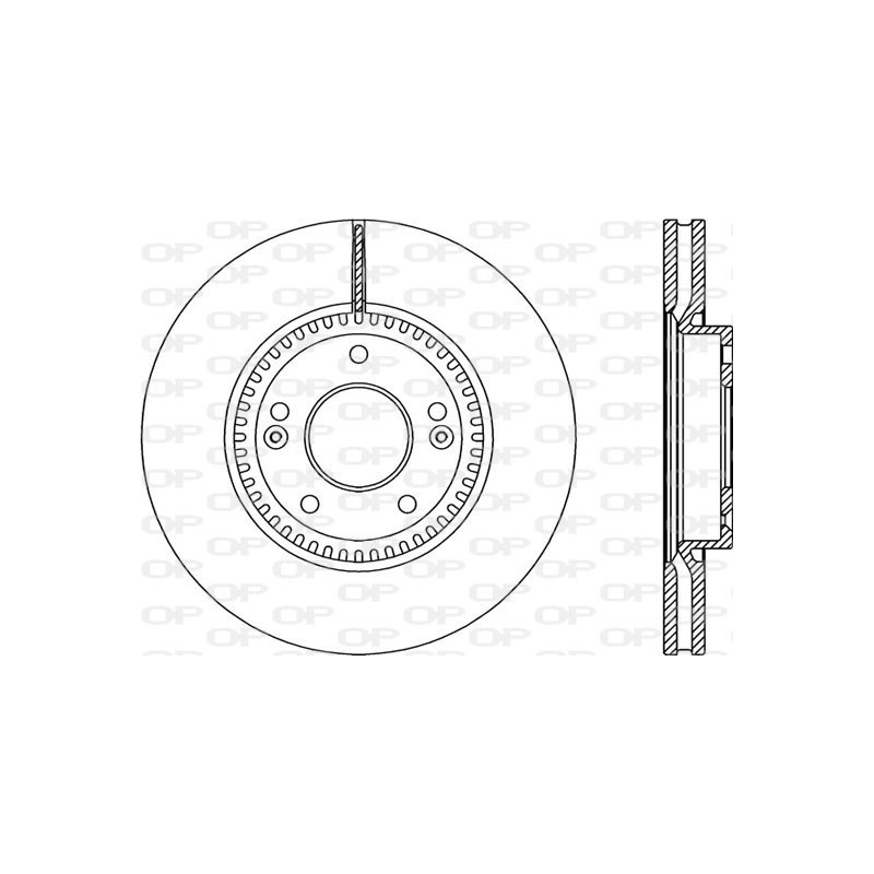 BRAKE DISC OPEN PARTS RADIANCE 2pcs 