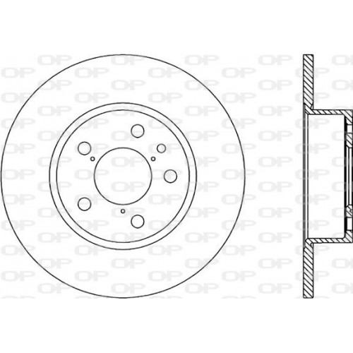 BRAKE DISC OPEN PARTS ADAPTIVE 2pcs 