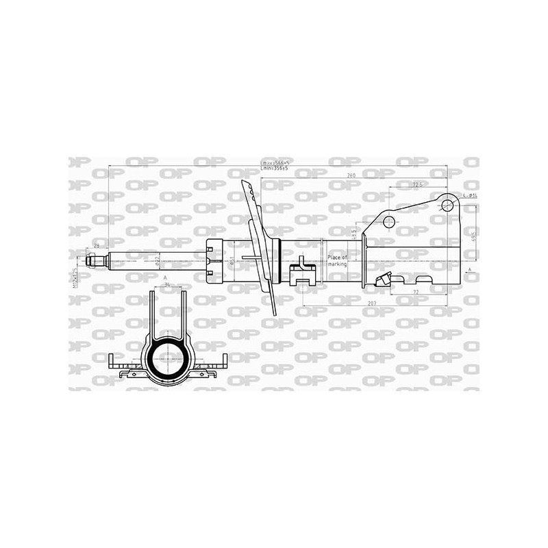 OP SHOCK ABSORBER FRONT BILATERAL 