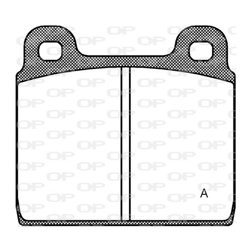 BRAKE PADS OP *ESAURIM 1PCS 