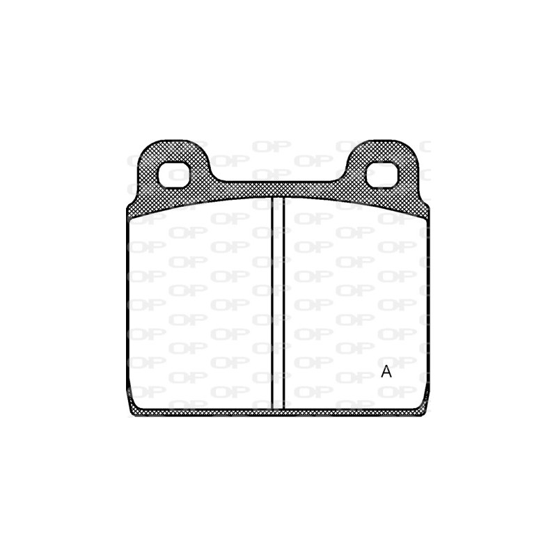 BRAKE PADS OP *ESAURIM 1PCS 