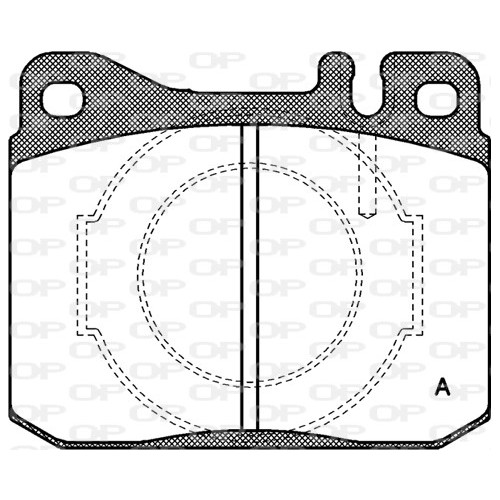 BRAKE PADS OP *ESAURIM 1PCS 