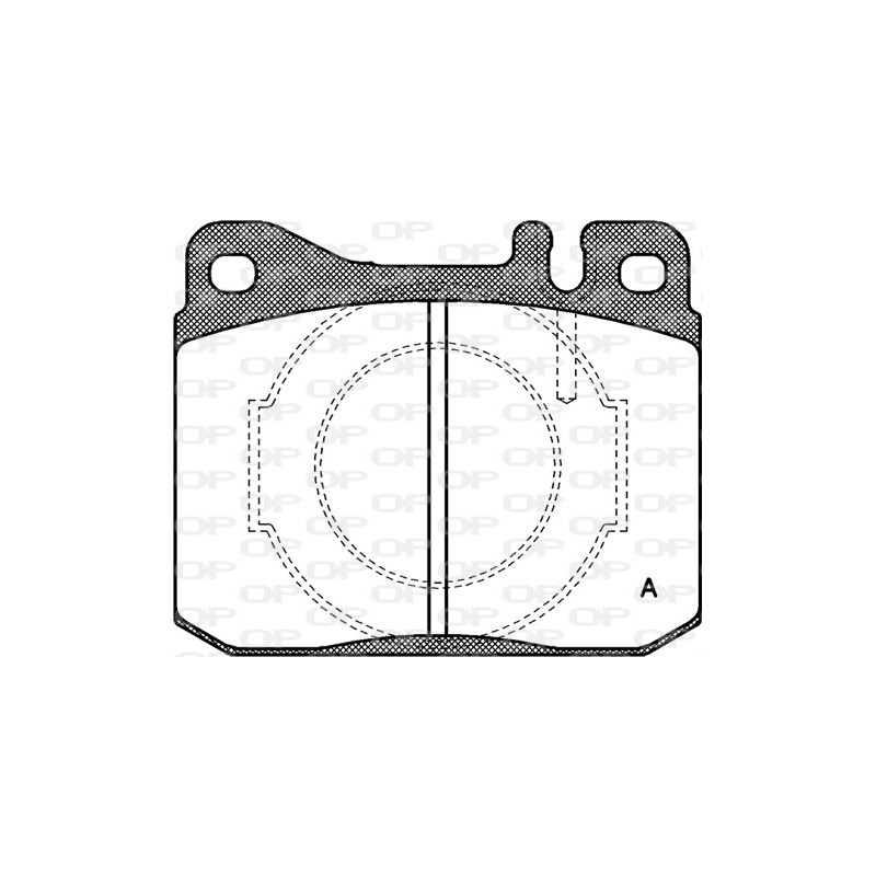 BRAKE PADS OP *ESAURIM 1PCS 