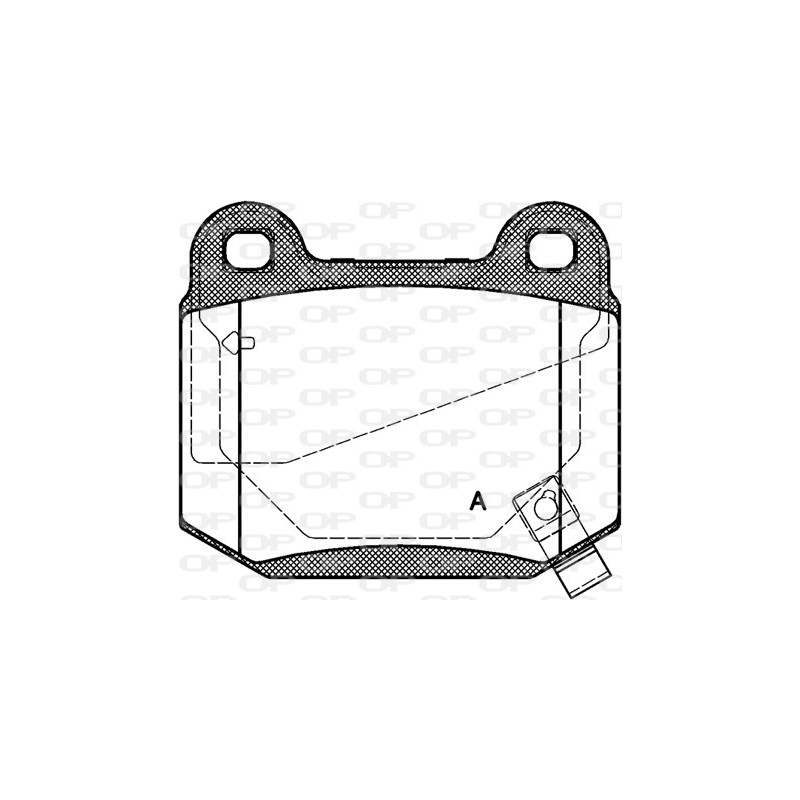 BRAKE PADS OPEN PARTS 1PCS ... 