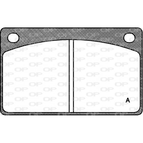 BRAKE PADS OPEN PARTS 1PCS *ESAURIM 