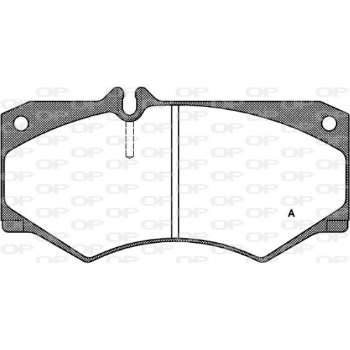 BRAKE PADS OPEN PARTS 1PCS *ESAURIM 