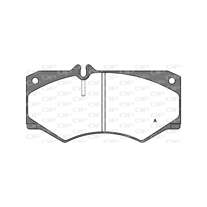 BRAKE PADS OPEN PARTS 1PCS *ESAURIM 