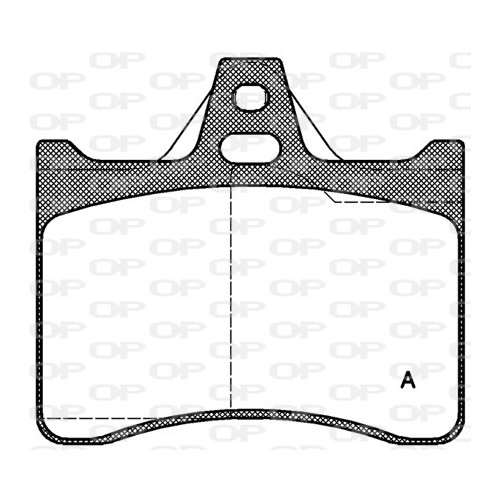 BRAKE PADS OP *ESAURIM 1PCS 