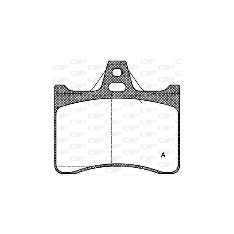 BRAKE PADS OP *ESAURIM 1PCS 