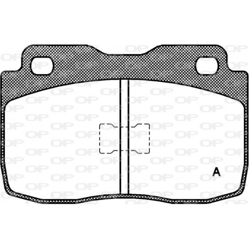 BRAKE PADS OPEN PARTS 1PCS *ESAURIM 