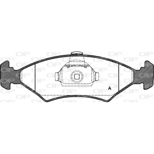 BRAKE PADS OPEN PARTS 1PCS 