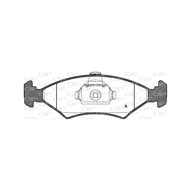 BRAKE PADS OPEN PARTS 1PCS 