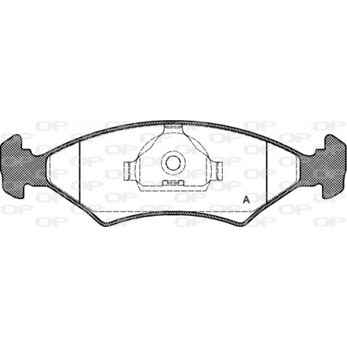 BRAKE PADS OPEN PARTS 1PCS 