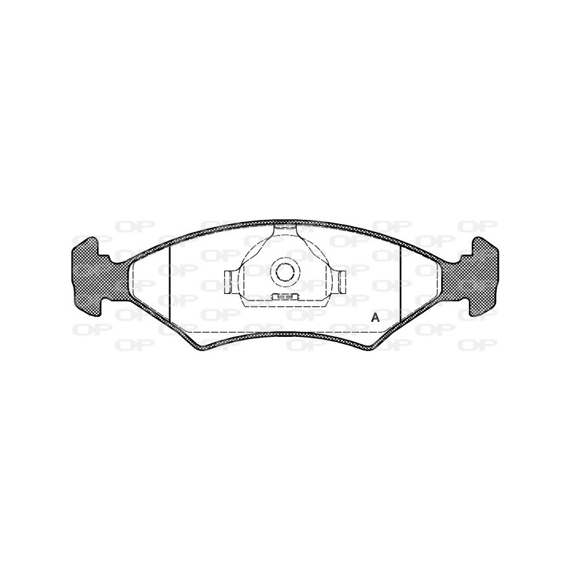 BRAKE PADS OPEN PARTS 1PCS 