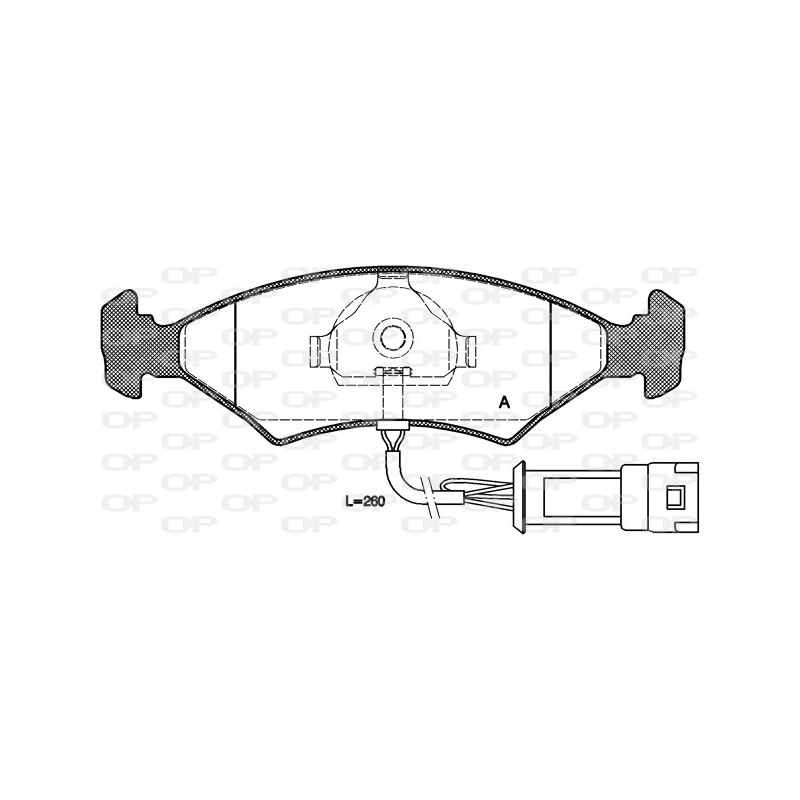 BRAKE PADS OP *ESAURIM 1PCS 