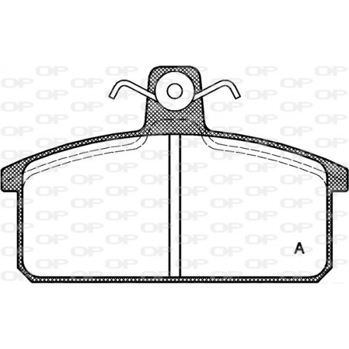 BRAKE PADS OP *ESAURIM 1PCS 