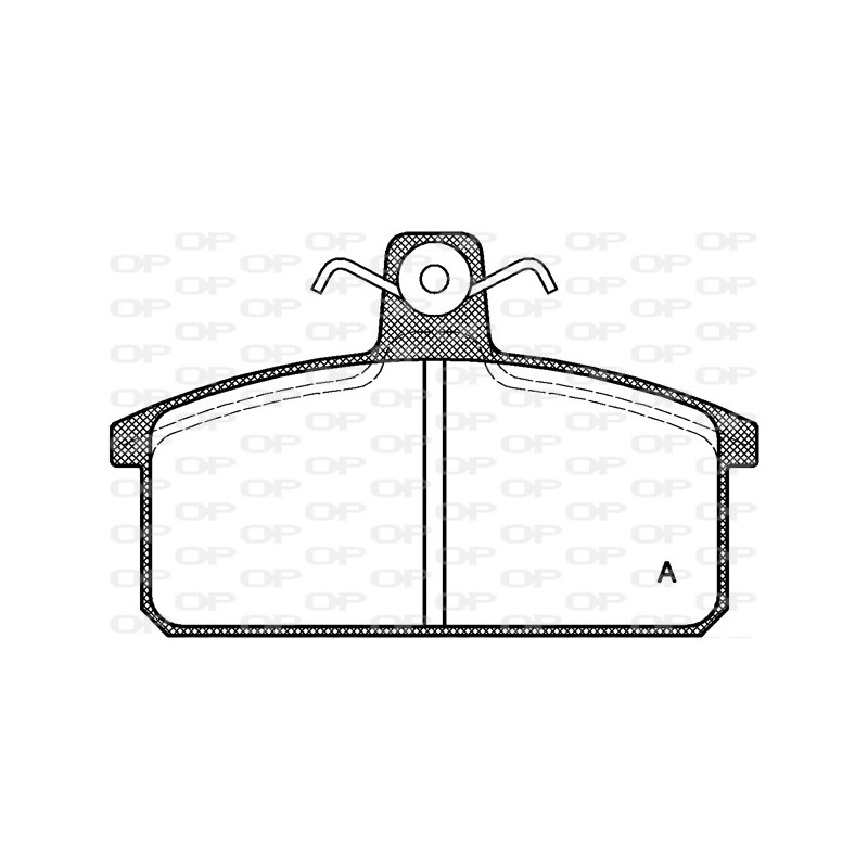 BRAKE PADS OP *ESAURIM 1PCS 