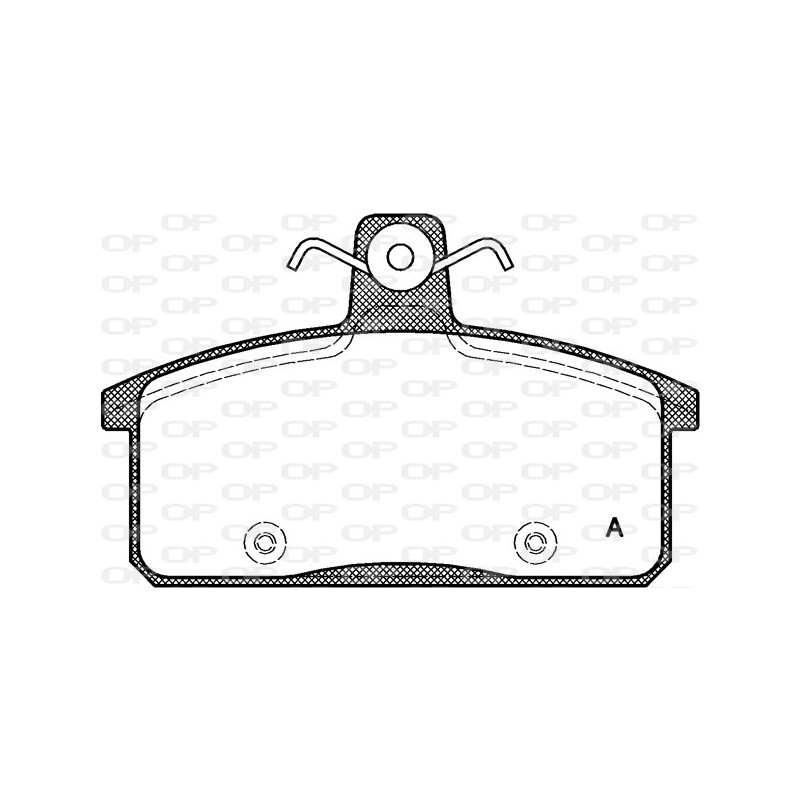 BRAKE PADS OPEN PARTS 1PCS 