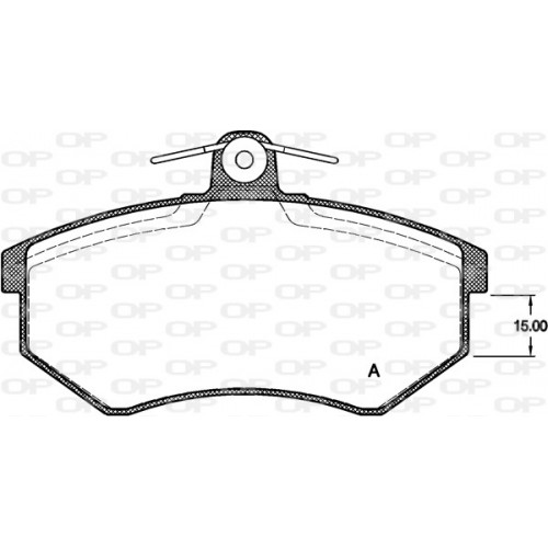 BRAKE PADS OP *ESAURIM 1PCS 