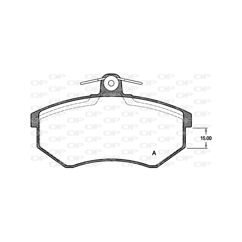 BRAKE PADS OP *ESAURIM 1PCS 