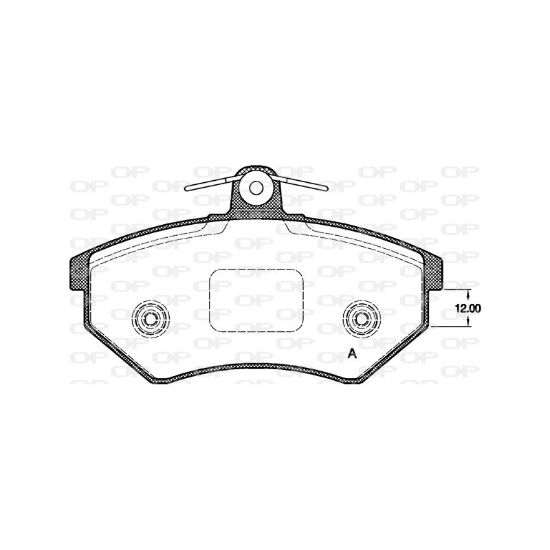 BRAKE PADS OPEN PARTS 1PCS 