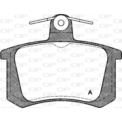 BRAKE PADS OPEN PARTS 1PCS ... 