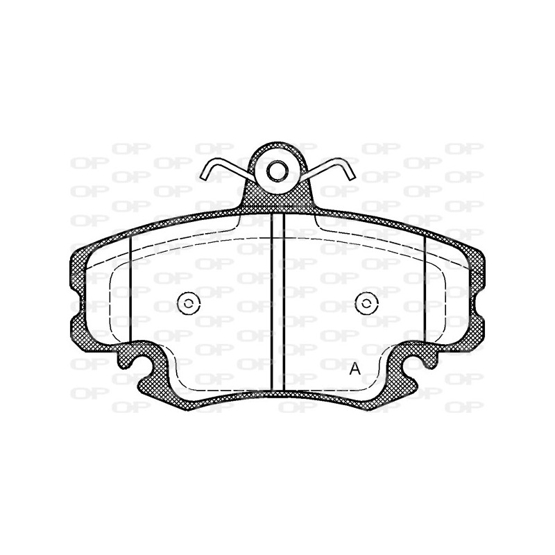 BRAKE PADS OPEN PARTS 1PCS 