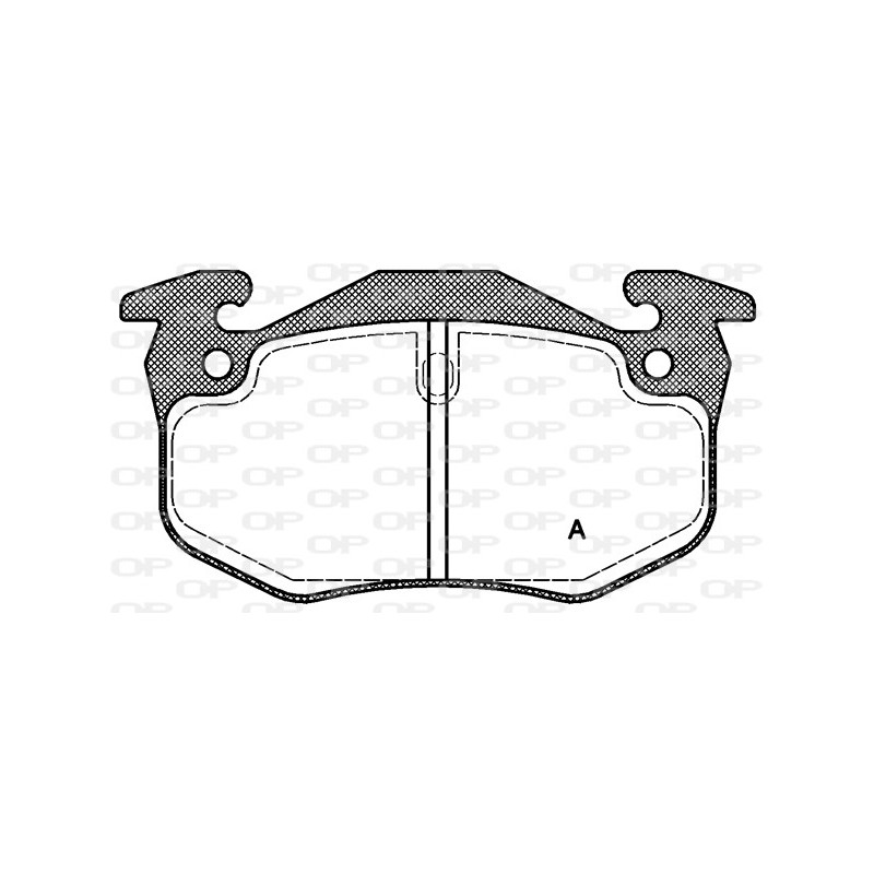 BRAKE PADS OPEN PARTS 1PCS 