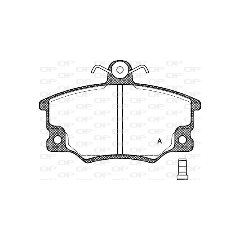 BRAKE PADS OPEN PARTS 1PCS 