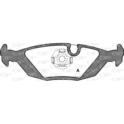 BRAKE PADS OP *ESAURIM 1PCS 