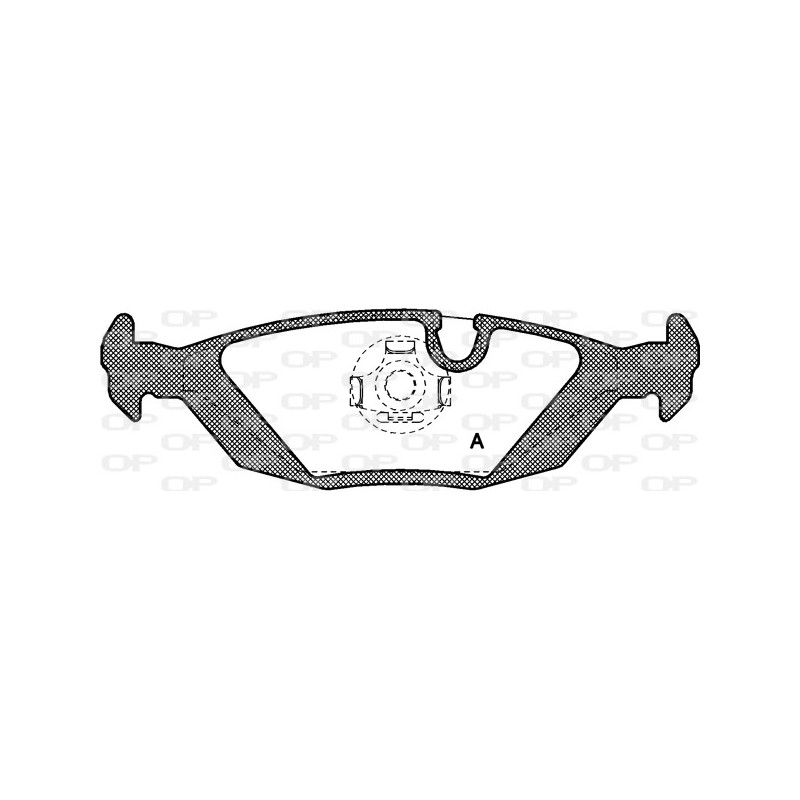 BRAKE PADS OP *ESAURIM 1PCS 