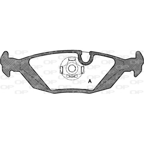 BRAKE PADS OPEN PARTS 1PCS *ESAURIMENTO 