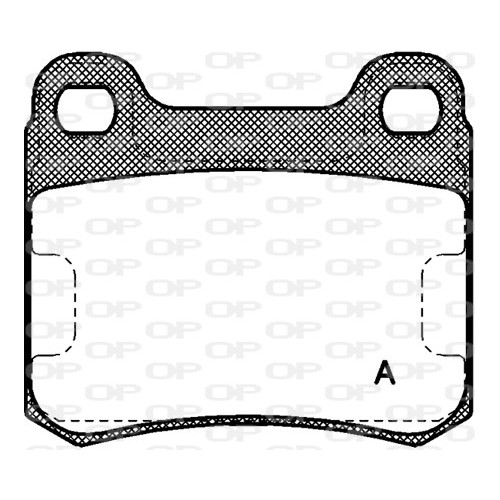 BRAKE PADS OPEN PARTS 1PCS ... 