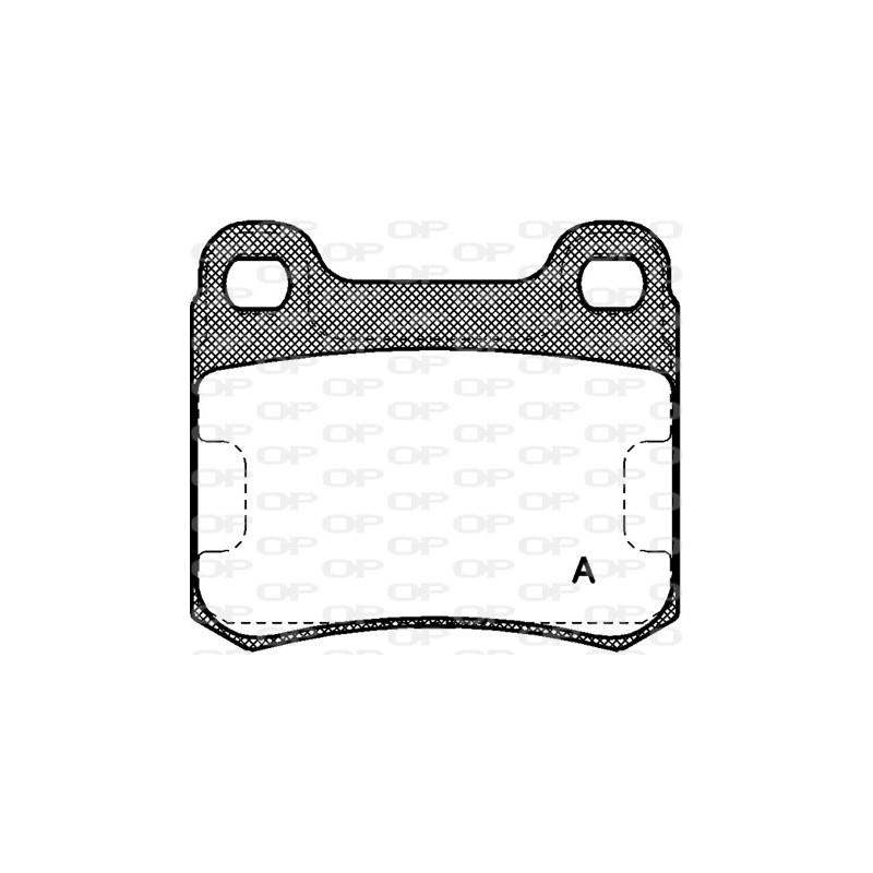 BRAKE PADS OPEN PARTS 1PCS ... 