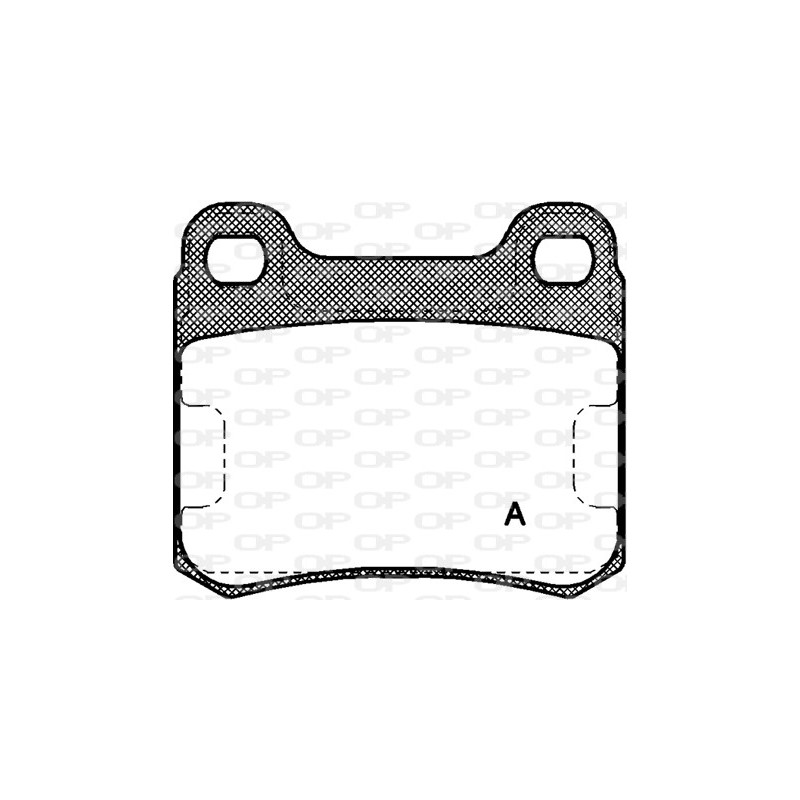 BRAKE PADS OPEN PARTS 1PCS 