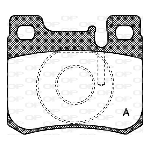 BRAKE PADS OP *ESAURIM 1PCS 