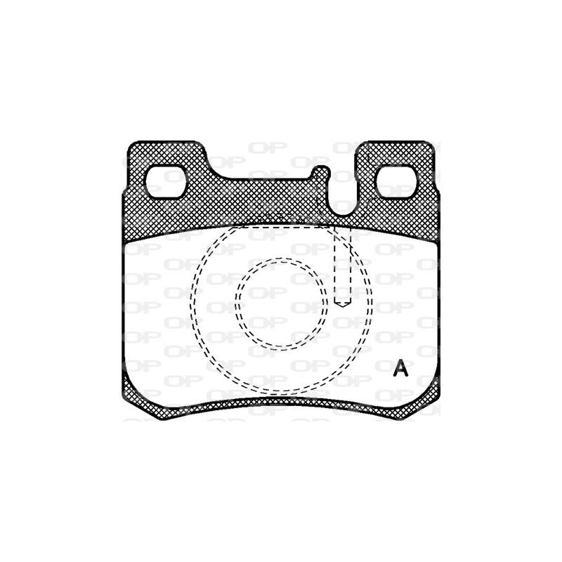 BRAKE PADS OP *ESAURIM 1PCS 