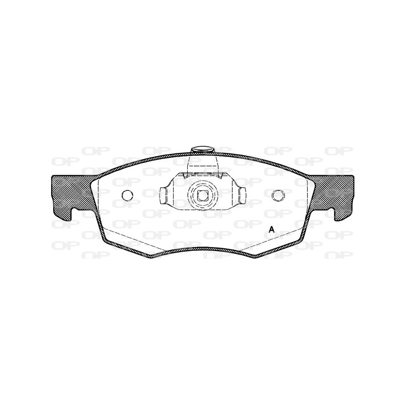 BRAKE PADS OPEN PARTS 1PCS 