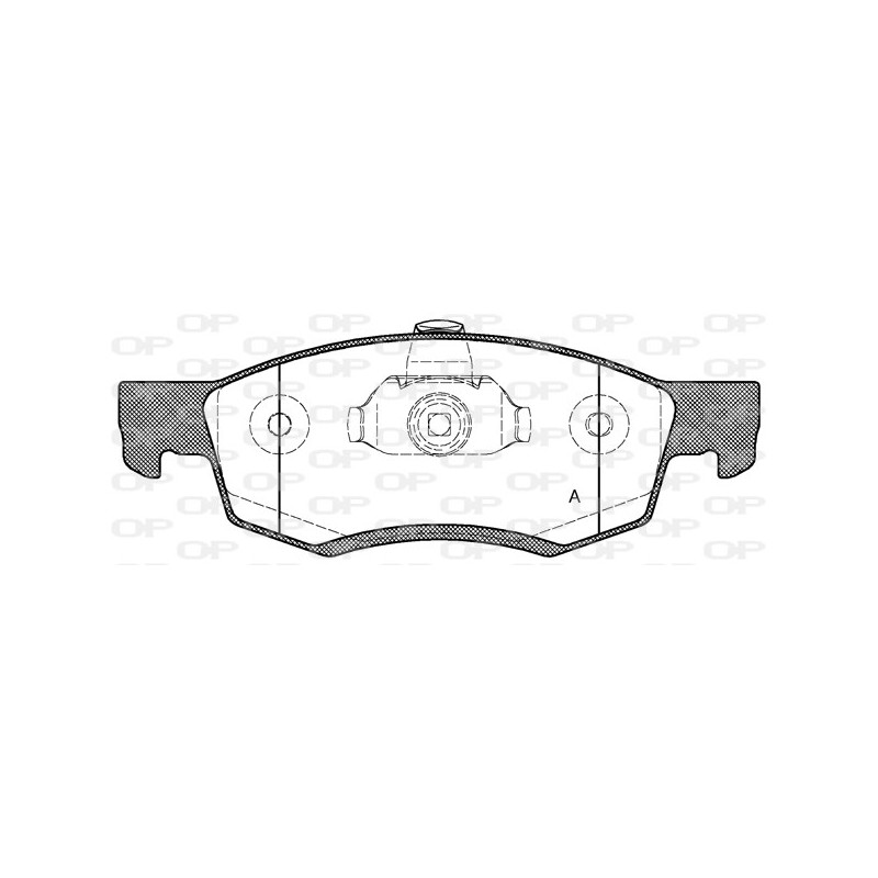 BRAKE PADS OPEN PARTS 1PCS 